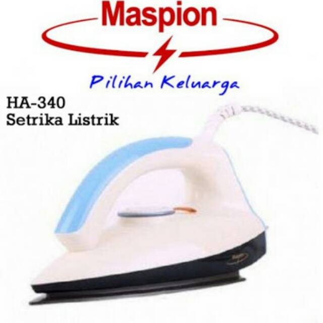 [NO IMAGE] Maspion Electric Iron HA-340 Setrika Listrik