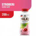 [NO IMAGE] Milku Susu UHT Rasa Stroberi Botol 200 ml @ Karton / 12 pcs