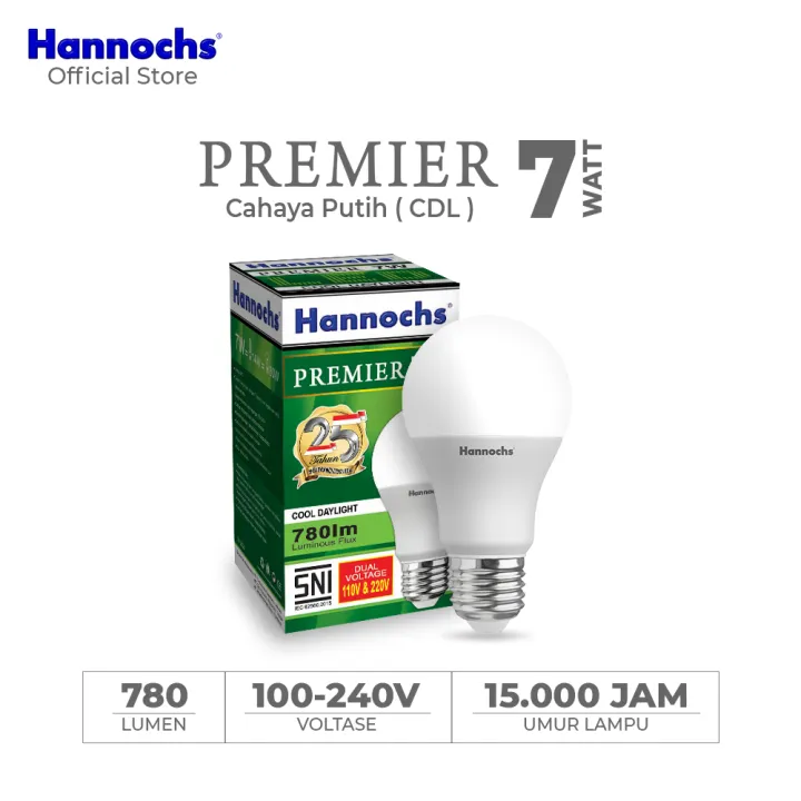 [NO IMAGE] Lampu Hannochs  LED Premier 7 Watt