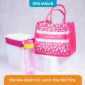 [NO IMAGE] Diorora Abstract Lunch Box Set Pink @ Pcs / 1 pcs