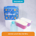 [NO IMAGE] Jennie Lunch Box Set Biru @ Pcs / 1 pcs