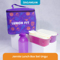 [NO IMAGE] Jennie Lunch Box Set Ungu @ Pcs / 1 pcs