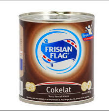 [NO IMAGE] Frisian Flag Bendera Kental Manis Cokelat Kaleng 370 gr