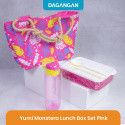 [NO IMAGE] Yumi Monstera Lunch Box Set Pink @ Pcs / 1 pcs
